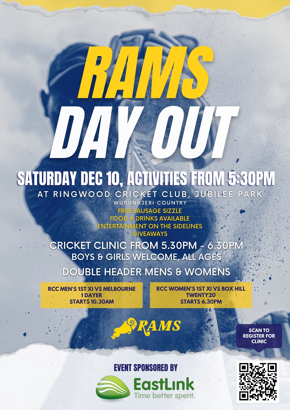 Rams day out panel advert V3